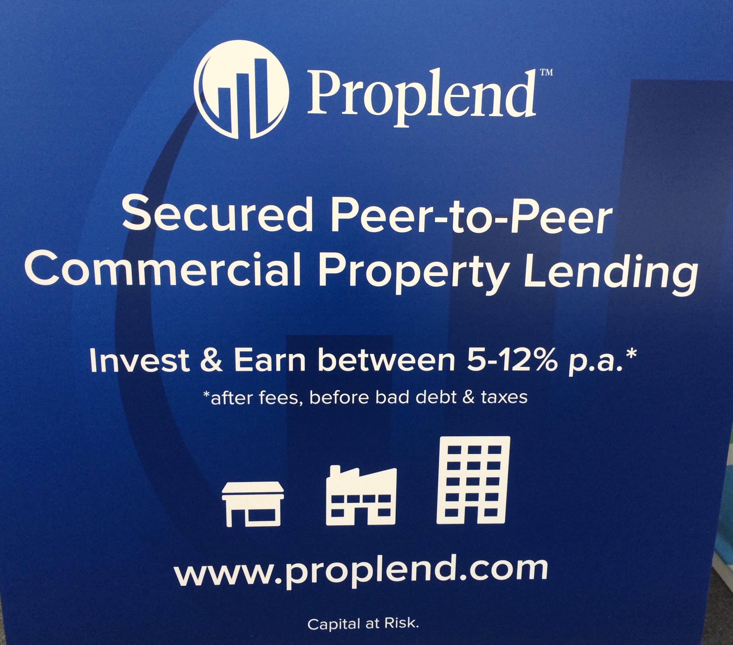 Secured P2P Commercial Property Lending Banner